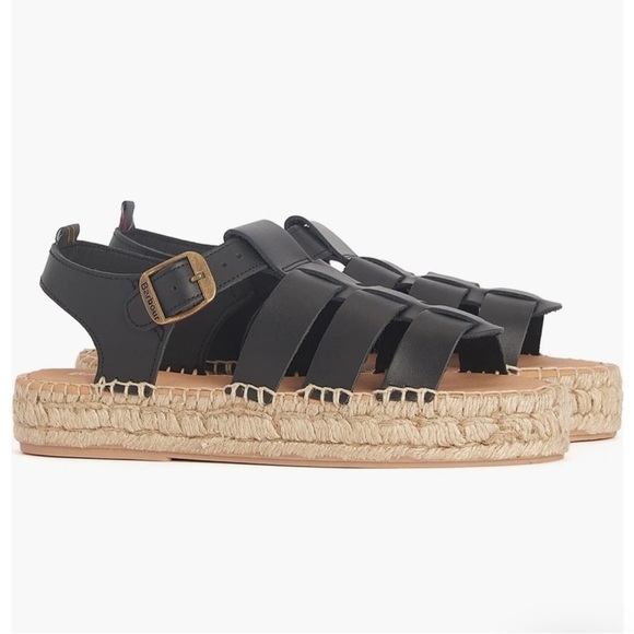 Barbour Paloma Fisherman Leather Sandals - Picture 1 of 8